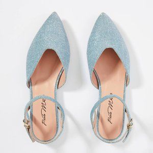 Anthropologie Paolo Mattei Metallic Flats